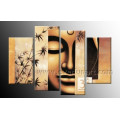 Modern Canvas Art Buddha Paintings (BU-012)